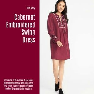 Old Navy Cabernet Embroidered  (3 for $30)(A15)